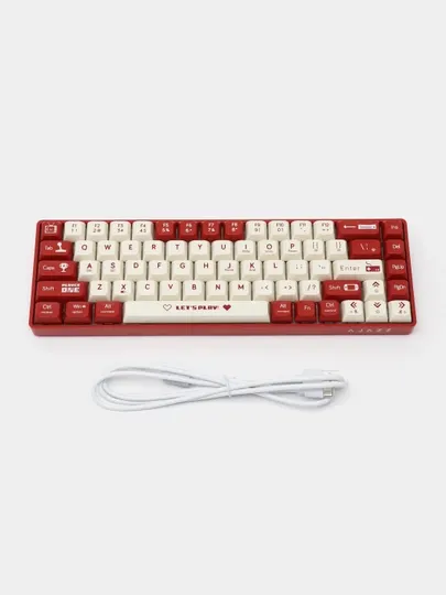 AJAZZ AK680 Проводная Механическая Мини Клавиатура для геймеров, для офиса и игр, RGB