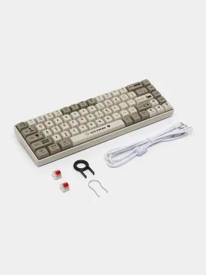 AJAZZ AK680 Проводная механическая мини-клавиатура для геймеров, для игр и офиса, RGB