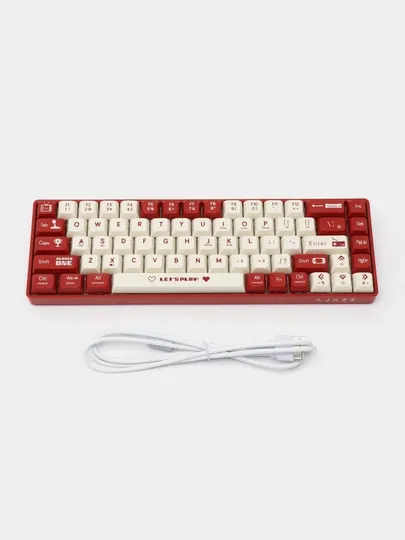 Проводная механическая клавиатура AJAZZ AK680, мини-клавиатура с RGB для геймеров