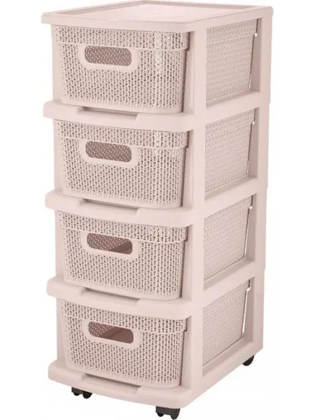 Keeplex Комод для вещей пластиковый с ящиками KL379622005 Ajur
