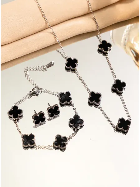LADY PANTHER Jewelry Комплект бижутерии клевер