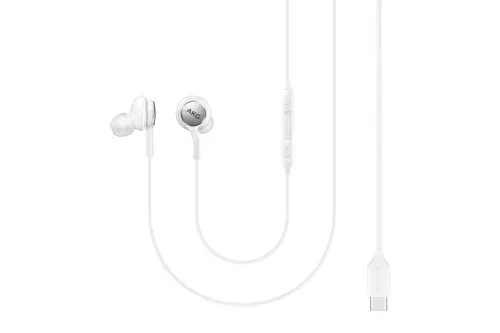Наушники проводные Samsung EO-IC100 Type-C USB-C, звук AKG, внутриканальные с микрофоном и пультом, гарнитура для Samsung Galaxy, белый