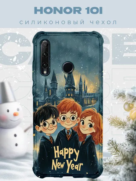 PRINTberries Новогодний чехол для телефона Honor 10i гари потер