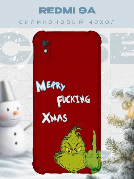PRINTberries Новогодний чехол для телефона Xiaomi Redmi 9A гринч
