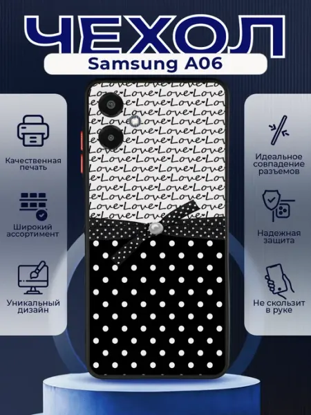 PRINTberries Матовый чехол на SAMSUNG A06 открытка