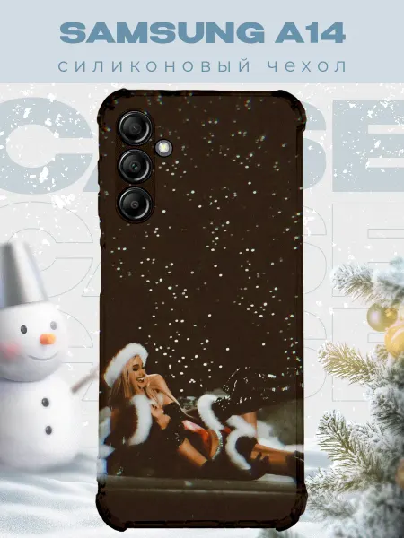 PRINTberries Новогодний чехол для телефона Samsung A14 девушка