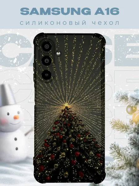 PRINTberries Новогодний чехол для телефона Samsung A16 елка