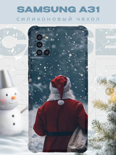 PRINTberries Новогодний чехол для телефона Samsung A31 дед мороз