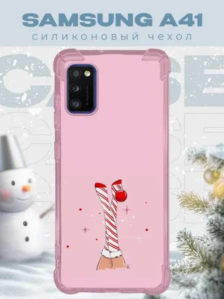 PRINTberries Новогодний чехол для телефона Samsung A41 рождество