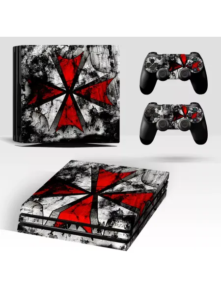 Resident Evil Наклейка защитная для игровой приставки PlayStation 4 PRO