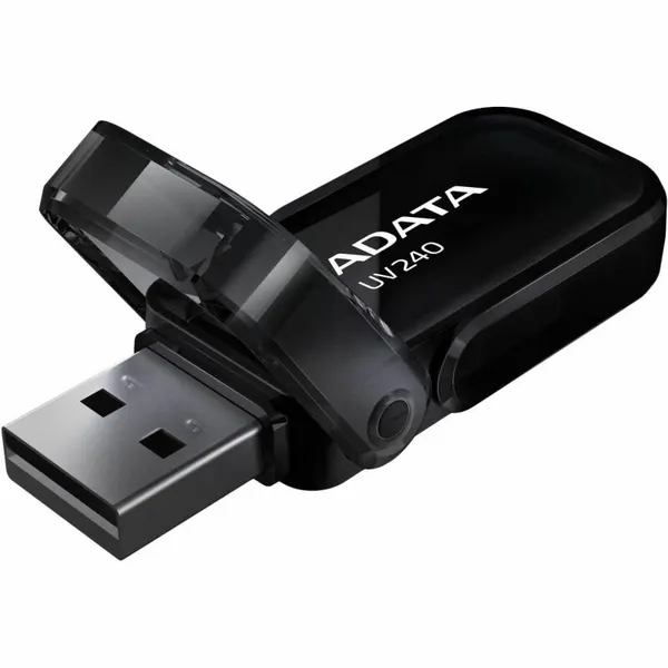 Флешка ADATA Черная, пластик, 64 Гб (AUV240-64G-RBK)