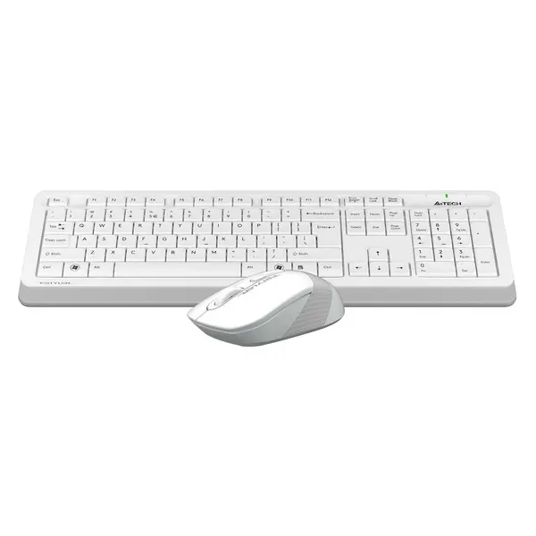 Комплект клавиатуры A4TECH и мыши Fstyler FG1010S белый/серый