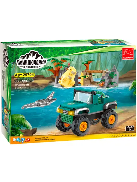 LEGO Конструктор блочный развивающий игровой набор детям Джунгли