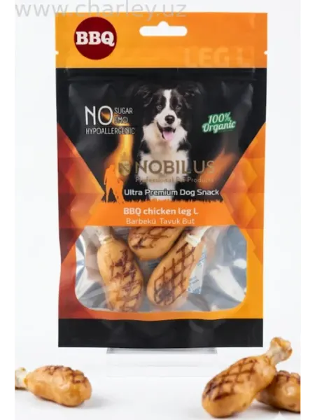 Nobilus Лакомства для собак Большие BBQ стейки