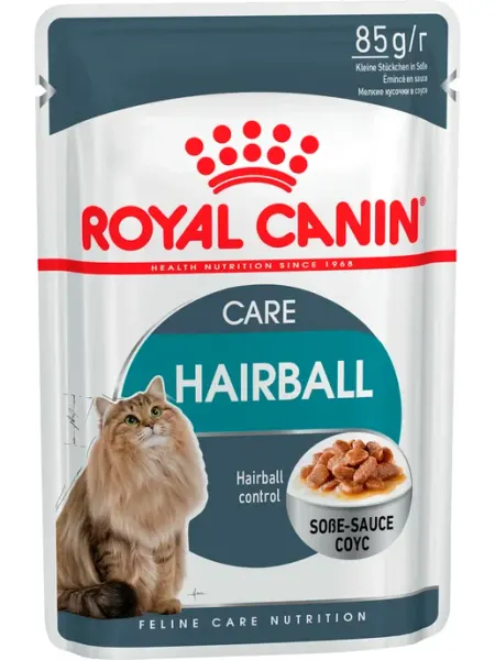 Royal canin Влажный корм для кошек Hairball Care 15 шт