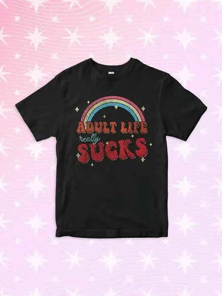 Dream ShirtsФутболка Взрослая жизнь отстой / Мужская