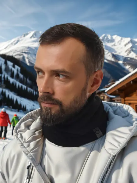 ALEKON Снуд УНИВЕРСАЛЬНЫЙ шарф бафф флисовый