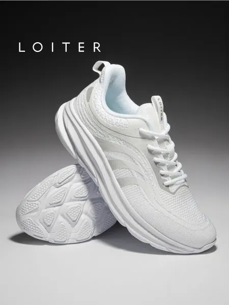 Loiter Кроссовки белые мужские спортивные