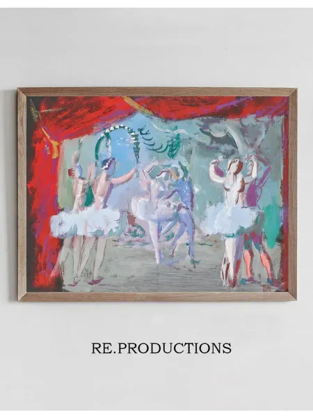 Re.productions Постер Ballet dancers - Alexandre Jacovleff