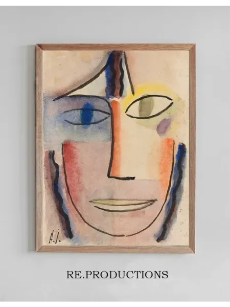 Re.productions Постер Frauenkopf Femina - Alexej von Jawlensky