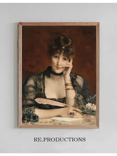 Re.productions Постер The Letter - Alfred Stevens