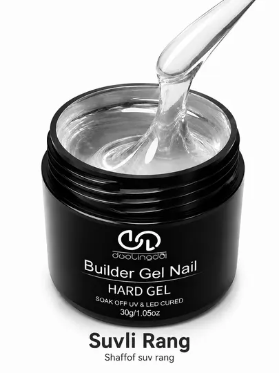 Моделирующий жесткий гель для наращивания и укрепления ногтей Dootingdoi Builder Gel, 30 г