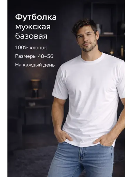 ALIRSHA Футболка базовая однотонная
