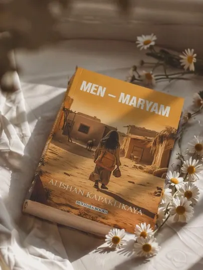 Книга Men — Maryam Alishan Kapaklikaya художественный роман на узбекском языке