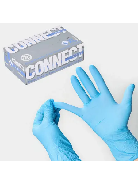 CONNECT Перчатки нитриловые смотровые нестерильные