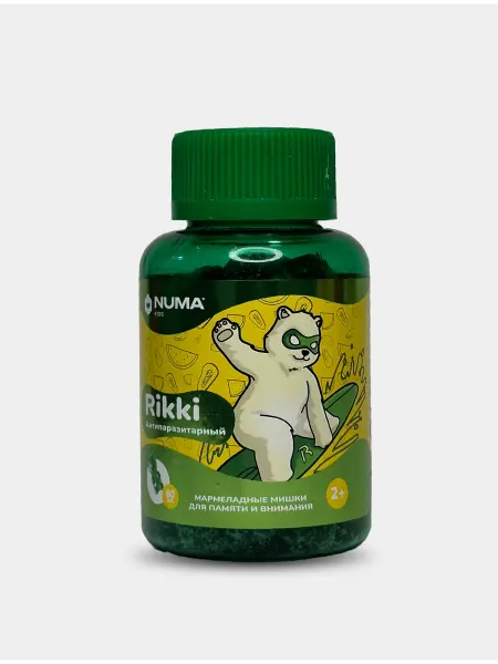 Numakids "Rikki'' Мармеладные мишки для здоровья и очищения