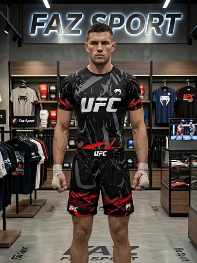 UFC спортивная форма, MMA спортивная форма, грэпплинг, спортивная футболка и шорты - Форма для тренировок, рашгард