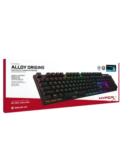 Игровая клавиатура HyperX Alloy Origins Tactile Aqua