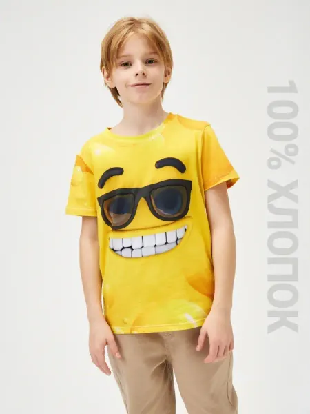 FORTYFOUR Футболка Emoji Эмодзи смайлы