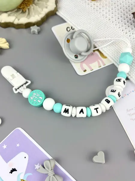 BABY WOODS Именной держатель для соски прорезыватель МАТВЕЙ