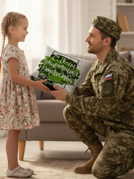 Топподарок Подушка декоративная подарок мужчине