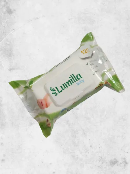 Влажные салфетки Lumilla baby aloe, 120 шт