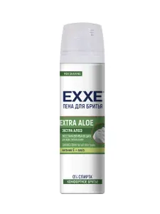 Пена для бритья EXXE Extra Aloe Восстанавливающая 200 мл.