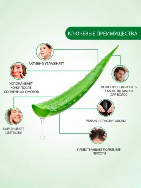 Скраб Aloe Vera, для сухой и жирной кожи, глубокое очищение лица, глубокое очищение лица