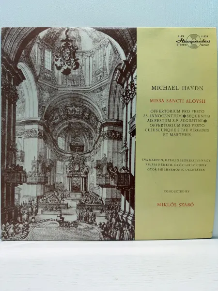 Hungaroton Виниловая пластинка. Michael Haydn. Missa Sancti Aloysii