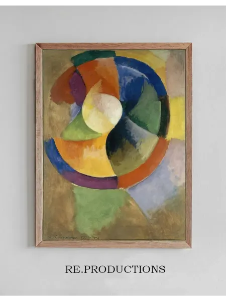 Re.productions Постер Formes circulaires, Soleil n° 2 - Robert Delaunay