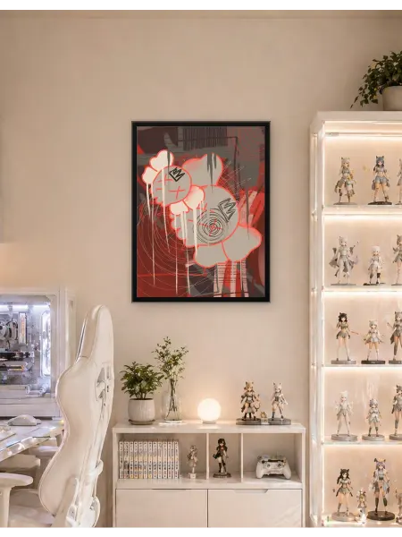 Postersbase Настенный плакат KAWS Куклы уникальные абстракции 3 30x40