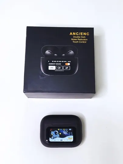 Наушники A9 PRO с функцией шумоподавления (ANC), Bluetooth 5.4 и экранными кнопками - Наушники