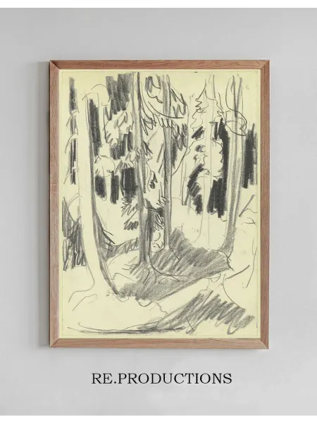 Re.productions Постер Fir forest - Ernst Ludwig Kirchner
