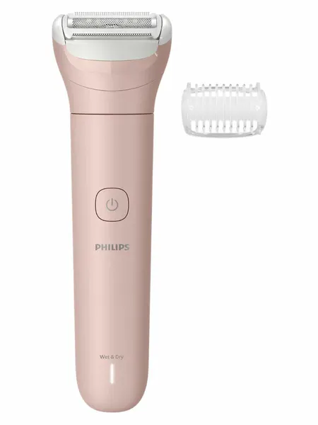 Электробритва женская Philips BRL128/10, для сухого и влажного бритья, 1 насадка, розовая
