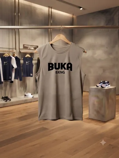 Спортивная майка мужская BUKA BXNG, хлопок - Мужские майки