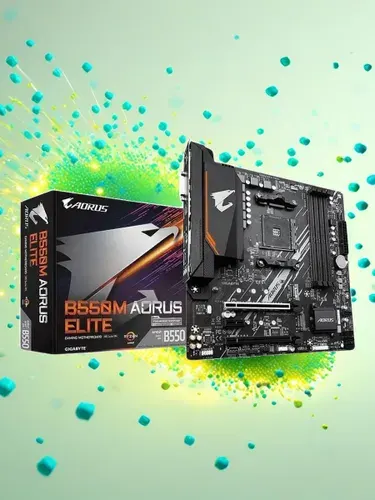 Gigbyte B550m aorus elite материнская плата mATX AM4