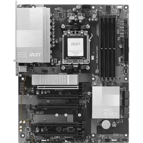 Материнская плата AM5 DDR5 ATX AMD B840 MSI PRO B840-P WIFI