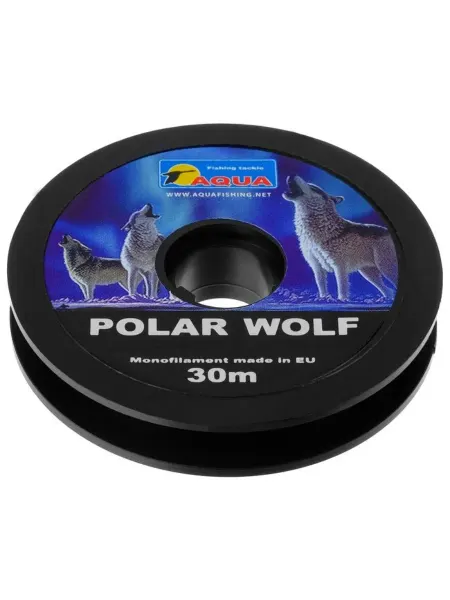 Aqua Леска зимняя рыболовная Polar Wolf 0,10mm 30m, 1 штука