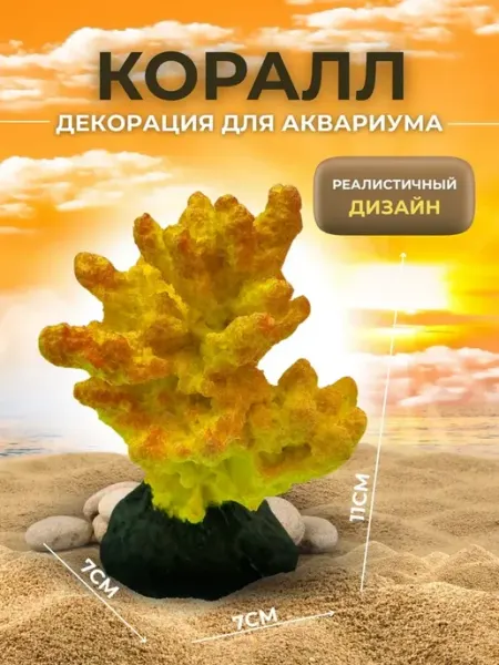 Amalivecare Декор для аквариума Коралл ветка