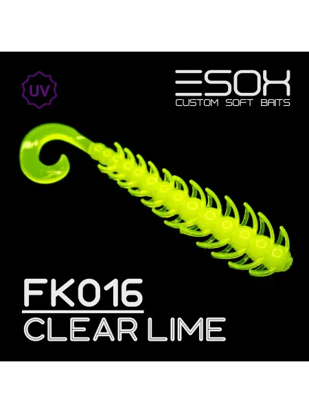 ESOX Twigsy 2.5"(63мм)8шт FK016 Приманка на Судака,Щуку,Окуня